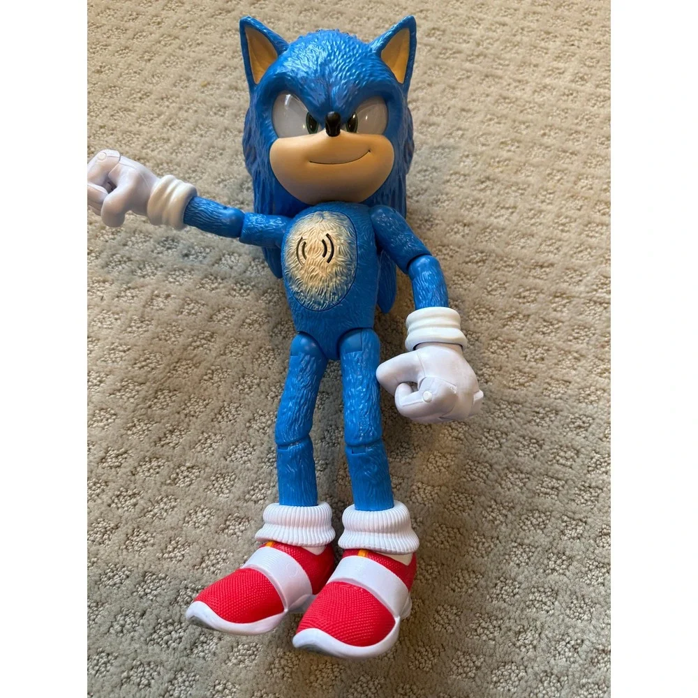 Sonic The Hedgehog 3 Ultimate Talking 12‎ inch Action Figure WORKS  Christmas